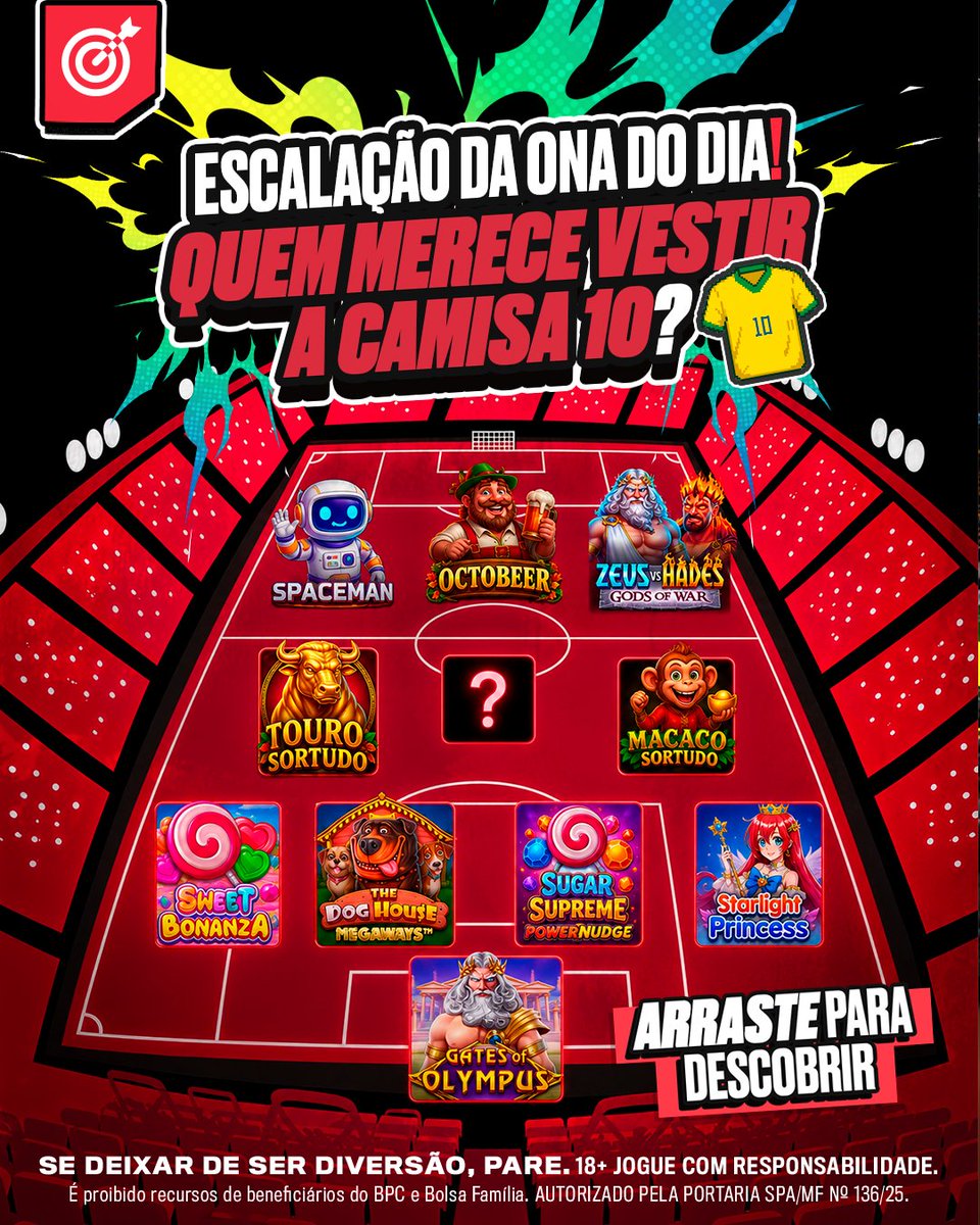 onabet's tweet photo. A escalação entrou em campo, mas uma posição ainda esta em aberto... 👀⚽
Aqui vai um SPOILER: o jogo escolhido vem trazendo multiplicadores de até 10.000x e apostas a partir de R$0,20. 🔥
Aproveite: https://t.co/B6Yqsh20bx
#Onacopa #VemComTudo #JogueComResponsabilidade18+ https://t.co/lBusBaqh98