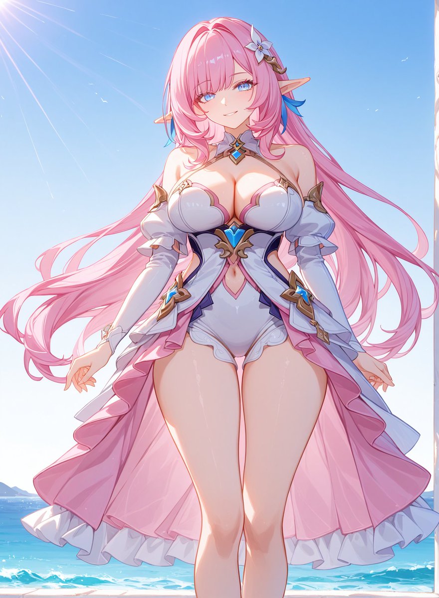 Kung94644059's tweet photo. Every shade of pink here represents a different side of my love. 💖  #Elysia #AIArt #HonkaiImpact3rd 🙌 https://t.co/pnkVsmxWQP