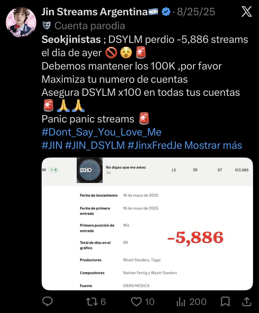 NO SOY PALOSANTO 🕊️ˢᵠᵘᵃᵈ ᶜᵃᵗˢ 🐈✨ tweet media
