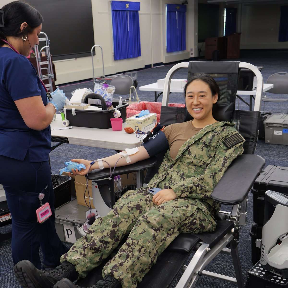 NSCSofficial's tweet photo. On June 17, NSCS students and instructors supported a Rhode Island Blood Center blood drive at the schoolhouse! Summer can strain the blood supply, and every donation matters. Stay hydrated, stay fed, and learn more: https://t.co/8TZNvbWAEF https://t.co/hIKumzpyrN