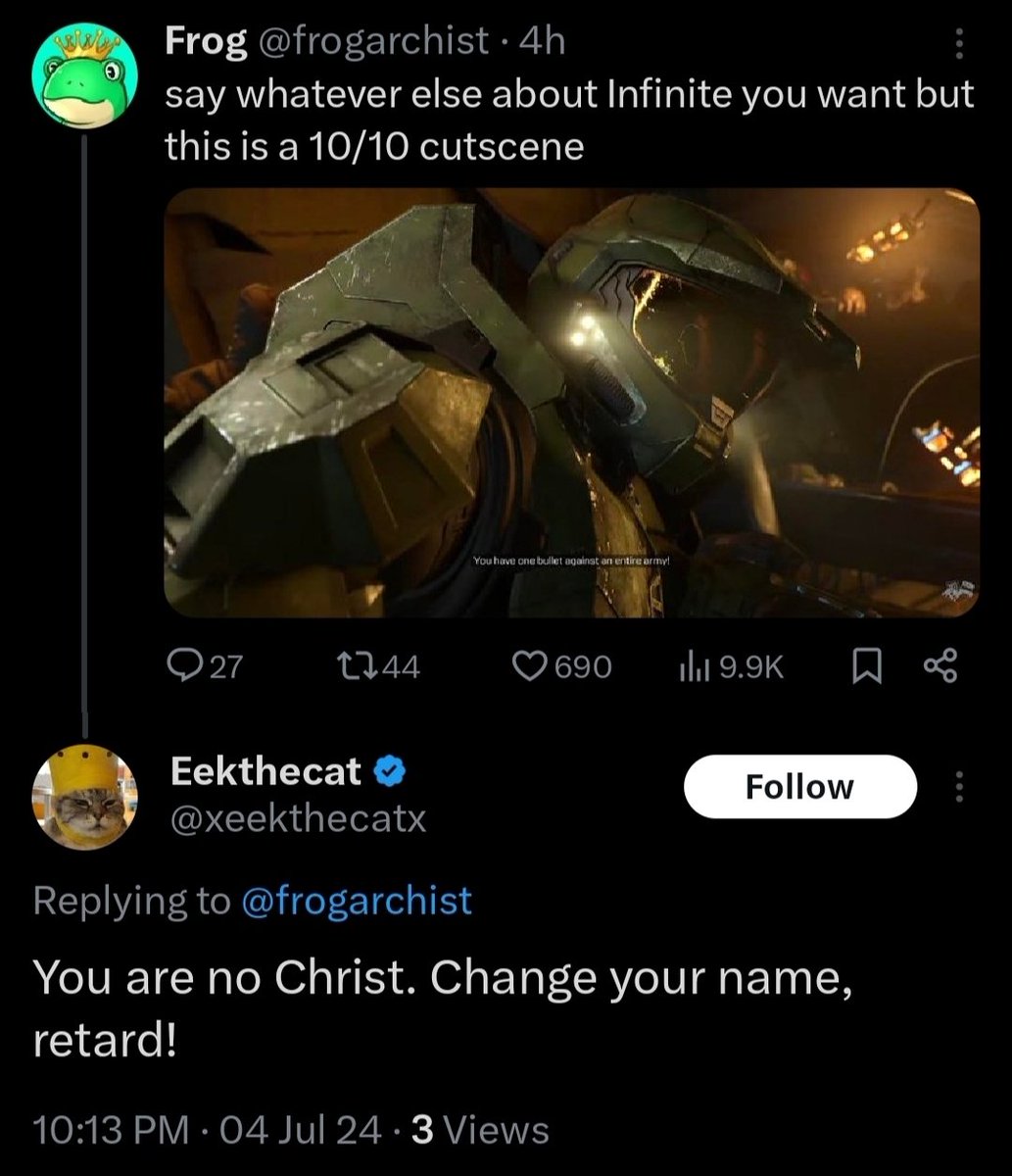 frogarchist's tweet photo. Still the most unintentionally funny reply I've ever gotten https://t.co/hWgySCGPmF