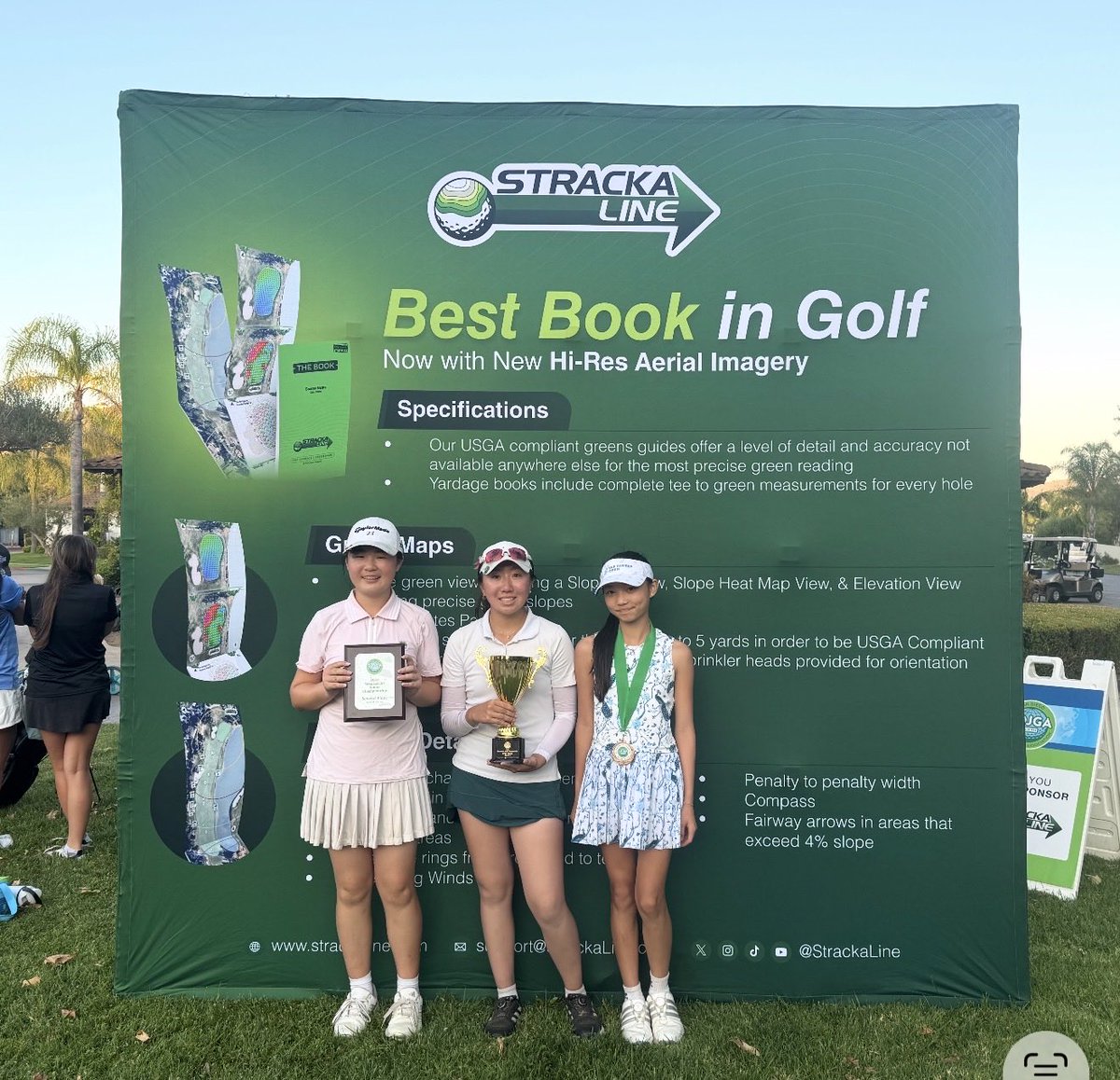 StrackaGolf Green Reading, Yardage Books, & Stats tweet media