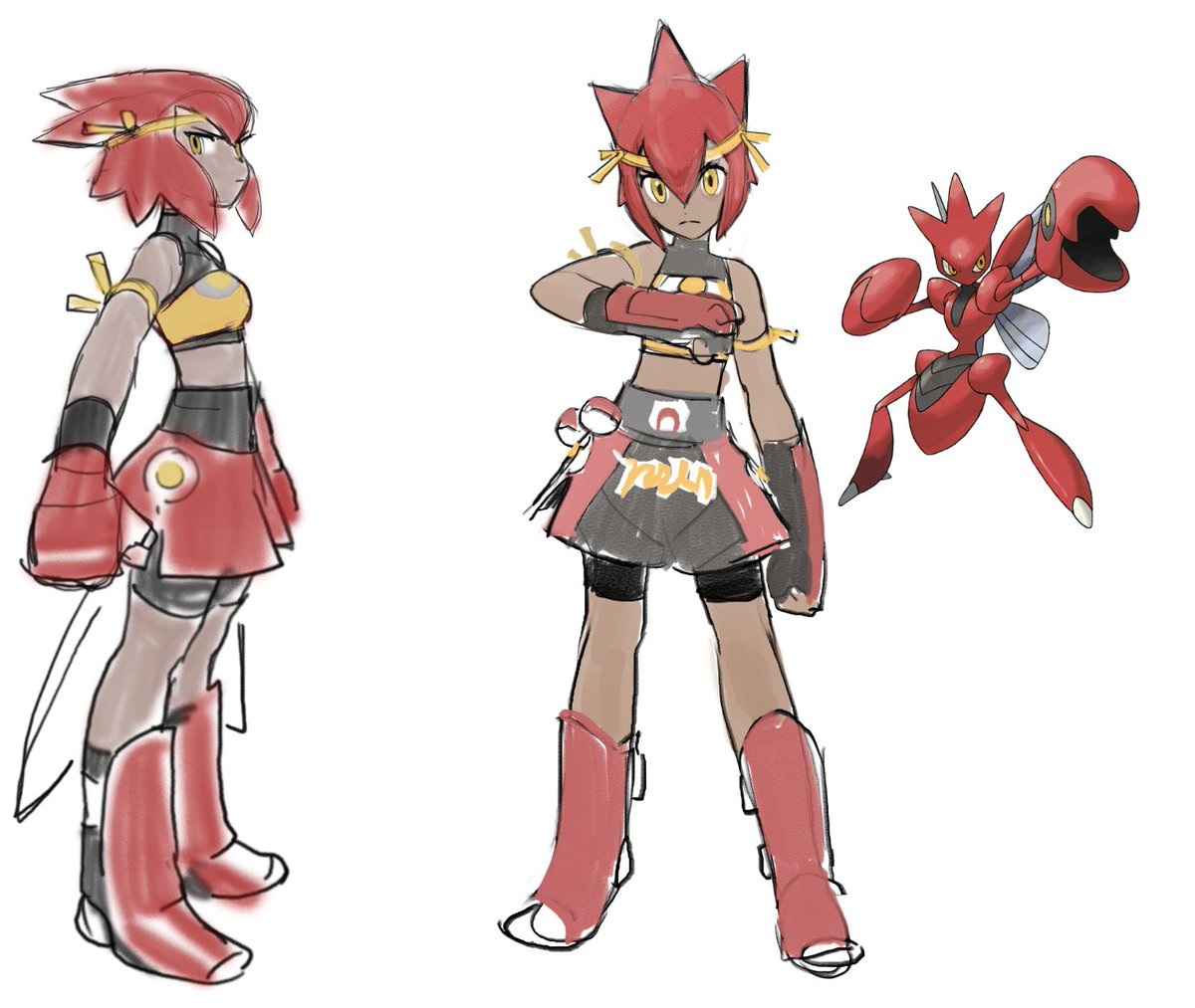 theo_hisser's tweet photo. Pokemon oc wip https://t.co/usdXEaRO4T