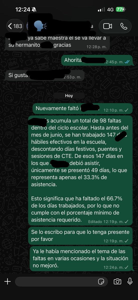 GlodeJo07's tweet photo. - No mandan a sus hijos a la escuela
- Cuando los mandan, van sin materiales
- No revisan tareas
- No repasan en casa
- No asisten a juntas
- No preguntan por trabajos pendientes
- No los ponen al corriente después de faltar Se esconden cuando va Alerta Temprana a buscarlos.

Pero si el niño no aprende, la culpa es del maestro.

Bonito asunto…