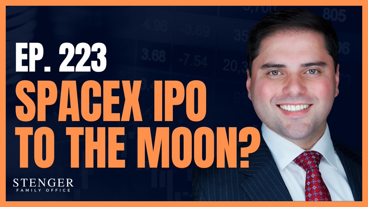 Stenger_FO's tweet photo. SpaceX IPO To The Moon? | The Nick Stenger Show Ep. 223 - Now streaming on Apple Podcasts, YouTube, and Spotify.

https://t.co/wR74l7Eajf https://t.co/Paffw2iI5a