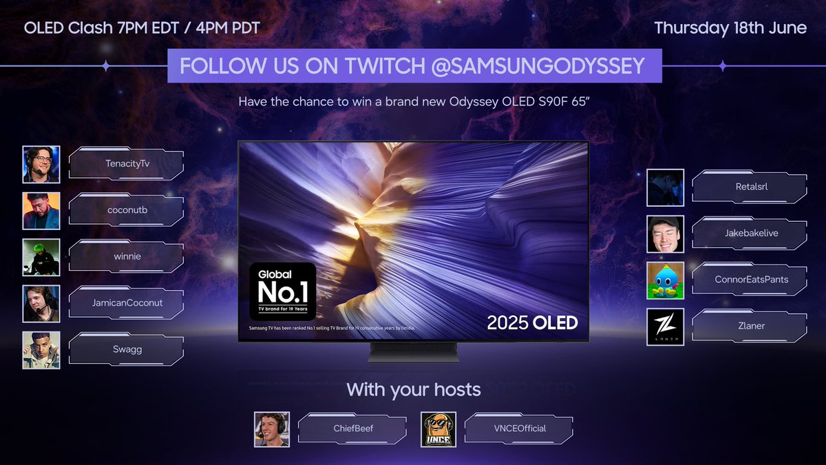 ZLaner's tweet photo. I’m looking forward to participating in this Samsung Showdown! Going to be playing Rocket League Thursday!  Enter the giveaway here - https://t.co/GhVrPhtKRg 

#odysseypartner #ad #samsung https://t.co/j4epTEeboz