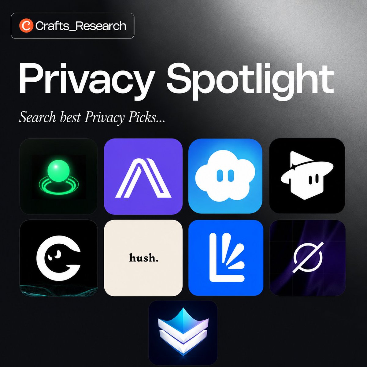 ShadeLayerFi's tweet photo. Privacy is becoming a core layer of Solana infrastructure.

Honored to be featured alongside other privacy-focused builders.

At ShadeLayer, we're building the Private Execution Layer.

Execute.
Hide.
Stay in control.

🔷 @hush_wallet
🔷 @ShadeLayerFi https://t.co/z543Hh99DL