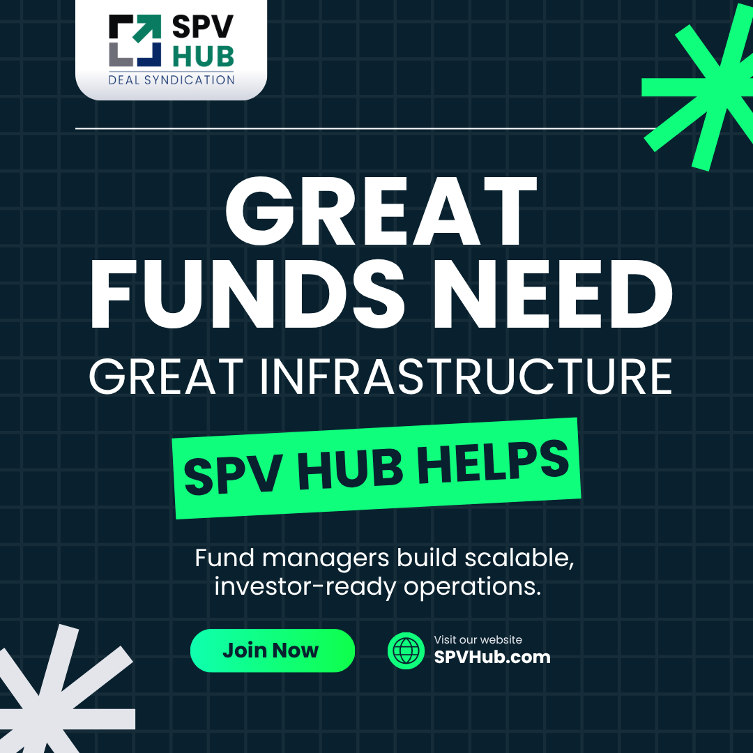 SPVHub's tweet photo. Many first-time fund managers focus on sourcing great deals but underestimate the importance of operations. 

At SPV Hub, we help emerging fund managers build scalable operations that support long-term growth. 

#FundManagement #EmergingManagers #FundOperations #VentureCapital https://t.co/aQg2yYYLGK