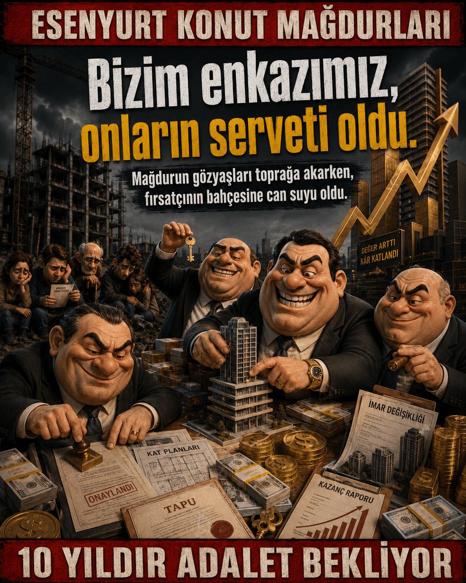 makin7619's tweet photo. #Medyakritk
Sayın @atikfatih1
peki onbinlerce esenyurt konut mağdurunu ne zaman gündem yapacaksınız. Arsa sahiplerine vekalet eden firmalar ile yapı denetimci şahsın tüm projelerinde nedense hep sorun çıkıyor ve hemen şirket kurup projeleri devir alıyor. Sebepsiz zenginleşme? https://t.co/XFWVD5xZPx