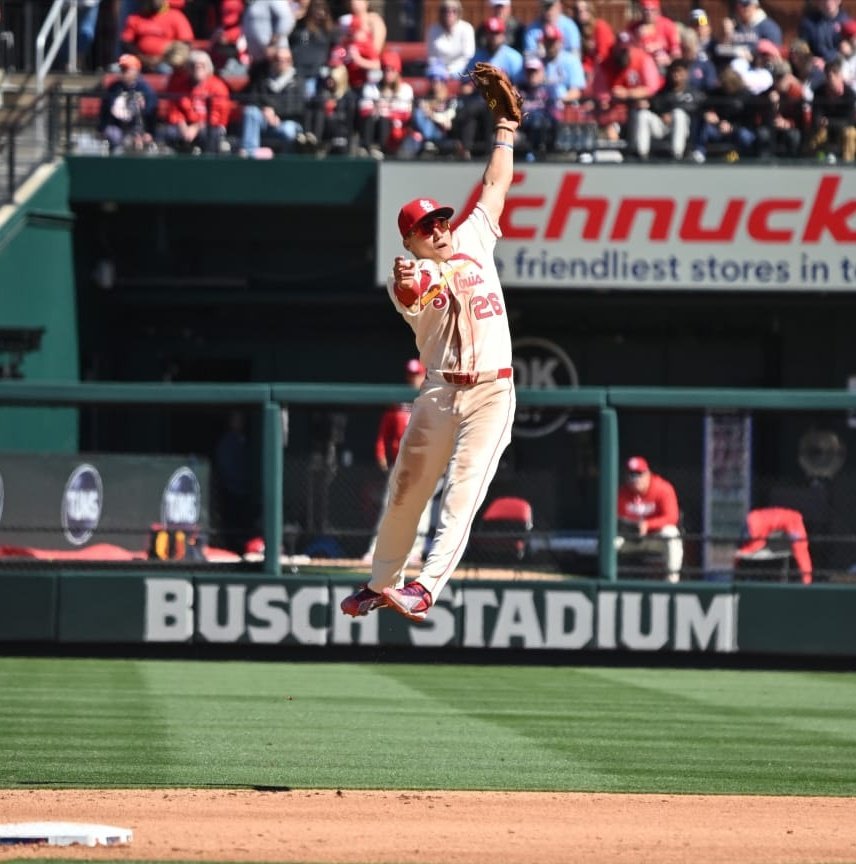 STL_Stats_Facts's tweet photo. Most OAA among all NL 2B:
13 - JJ Wetherholt
10 - Luis Arraez
8 - Michael Massey

Most DRS among all NL 2B:
10 - JJ Wetherholt
7 - Alex Freeland
5 - Ozzie Albies

Most fielding run value among NL 2B:
12 - JJ Wetherholt
10 - Luis Arraez
8 - Michael Massey

A defensive masterclass so far from JJ 🧤