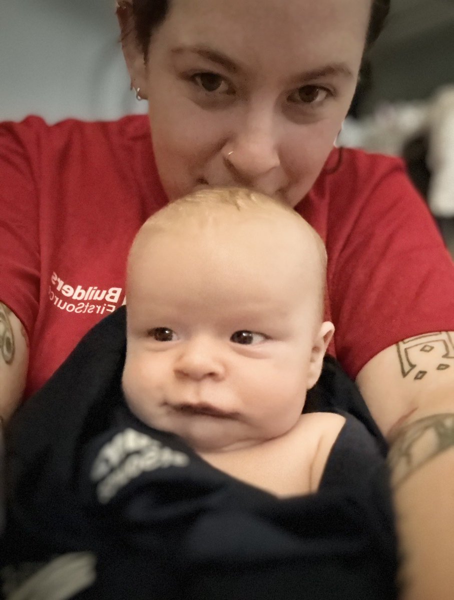 MrsLucas4e's tweet photo. We recently welcomed this little dude! AND…not only does MY dad work for @BldrFirstSource - but so does this little man’s! Maybe he will follow in Daddy’s and Pop-Pop’s footsteps one day! 🥰 Happy Father’s Day to Billy L., Mickey P., Josh B., and ALL the awesome dads at BFS! 🙌 https://t.co/npFoKEANaJ