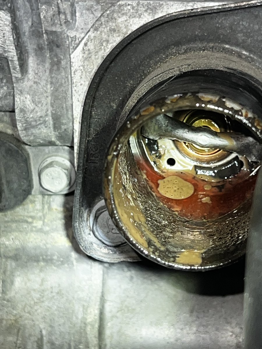 CardocAutoBCS's tweet photo. What's hiding inside your engine? This Charger came in w/ heavy buildup. Deposits like this can lead to performance issues, reduced efficiency, &amp; bigger problems if left unchecked. 
Let us help! 
📞979-693-8575
🗓️https://t.co/GayOcKbwO2
#ASECertified #AutoRepair #Maintenance https://t.co/zjdQlgv1uu
