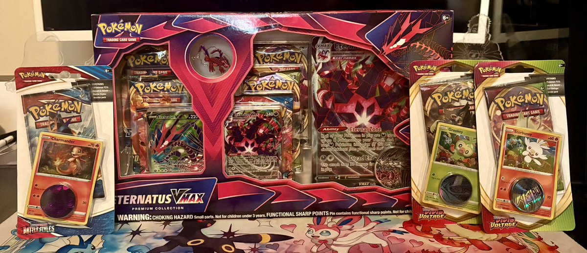 parkyspokestop's tweet photo. 🧇 WTF 🧇 

🥇 Chaos Booster Box, Evolving Skies ETB, Surging PC ETB, BBWF PC ETBs and Phantasmal PC ETB

🥈Zacian and Zamazenta ETB plus, Mewtwo V-Union, Chilling Reign 3 pack set

🥉Eternatus Vmax box, Vivid Voltage Blister set and Battle Styles Charmander Blister 

$20 a spot, 158 spots total! NO MAX!

Wheel of 💀 live on Twitch 💜

RT for a chance at a free spot ❤️

🚢 and insurance included in the US