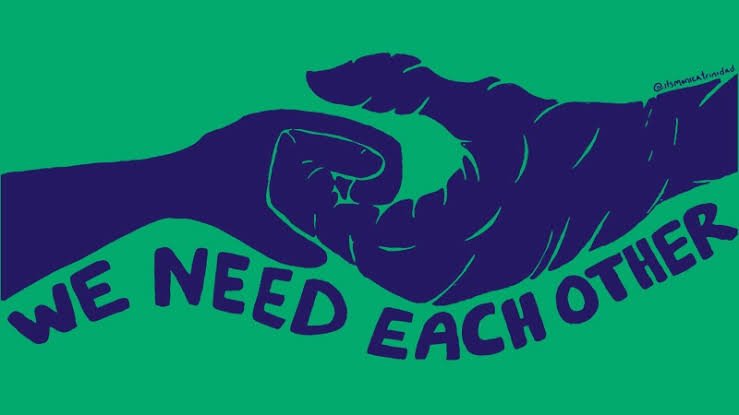 t_tampson's tweet photo. If you are a;
- teacher, you can't teach all the subjects and all schools 
-medical personnel , you can't treat everyone 
- business person, you can't deal in all items alone
- church leader, you can't preach all over.
-....
#weneedeachother, you don't need to envy anyone https://t.co/hRRtZYmDWQ