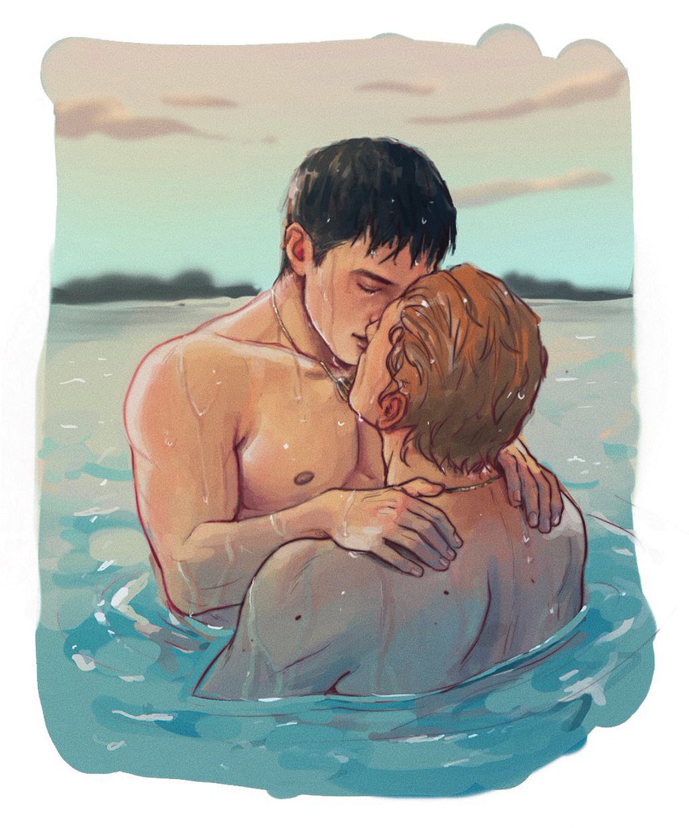finny_red's tweet photo. little summer sketch ☀️
#HeatedRivalry #Hollanov https://t.co/G926HhAueV
