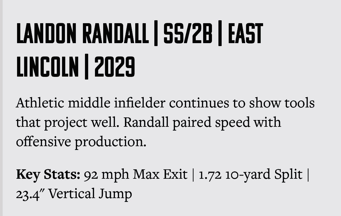 Landon_99_'s tweet photo. Fun outing @PrepBaseballNC Charlotte Summer ID. Thanks for the write up @BHall_NC Looking forward to summer ball #CarolinaSpeed and working to get bigger, faster and stronger  @ELCoachMatile @Coach_Skellie https://t.co/PVE4hhxlrI