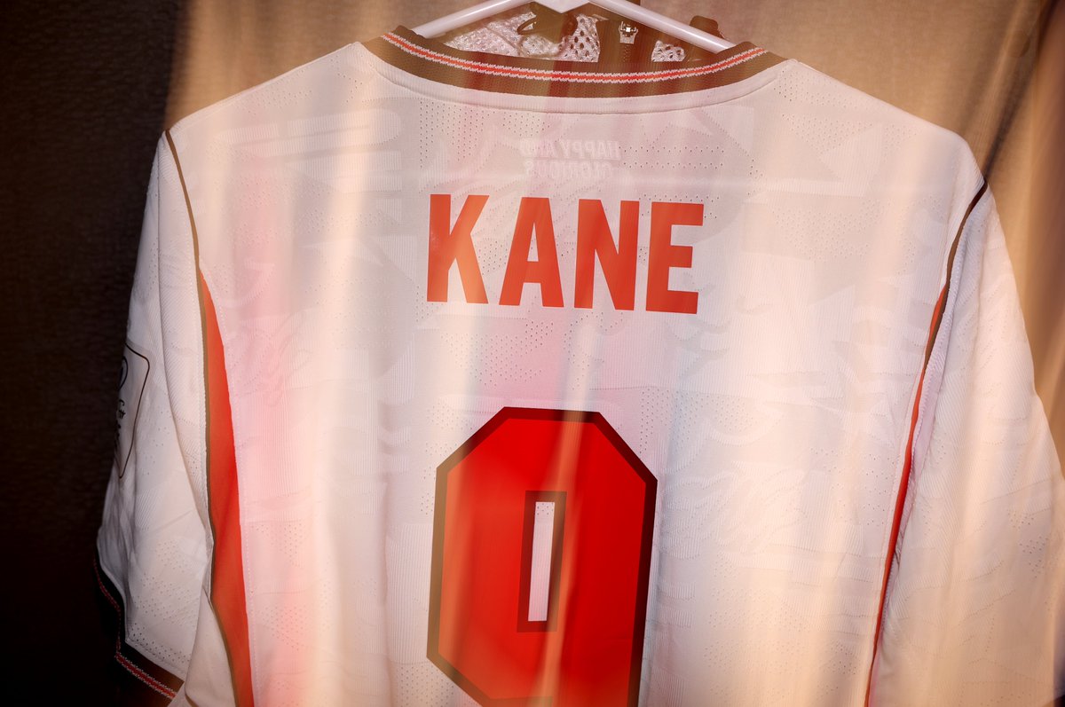 The back of Kane's shirt in the dressing room
