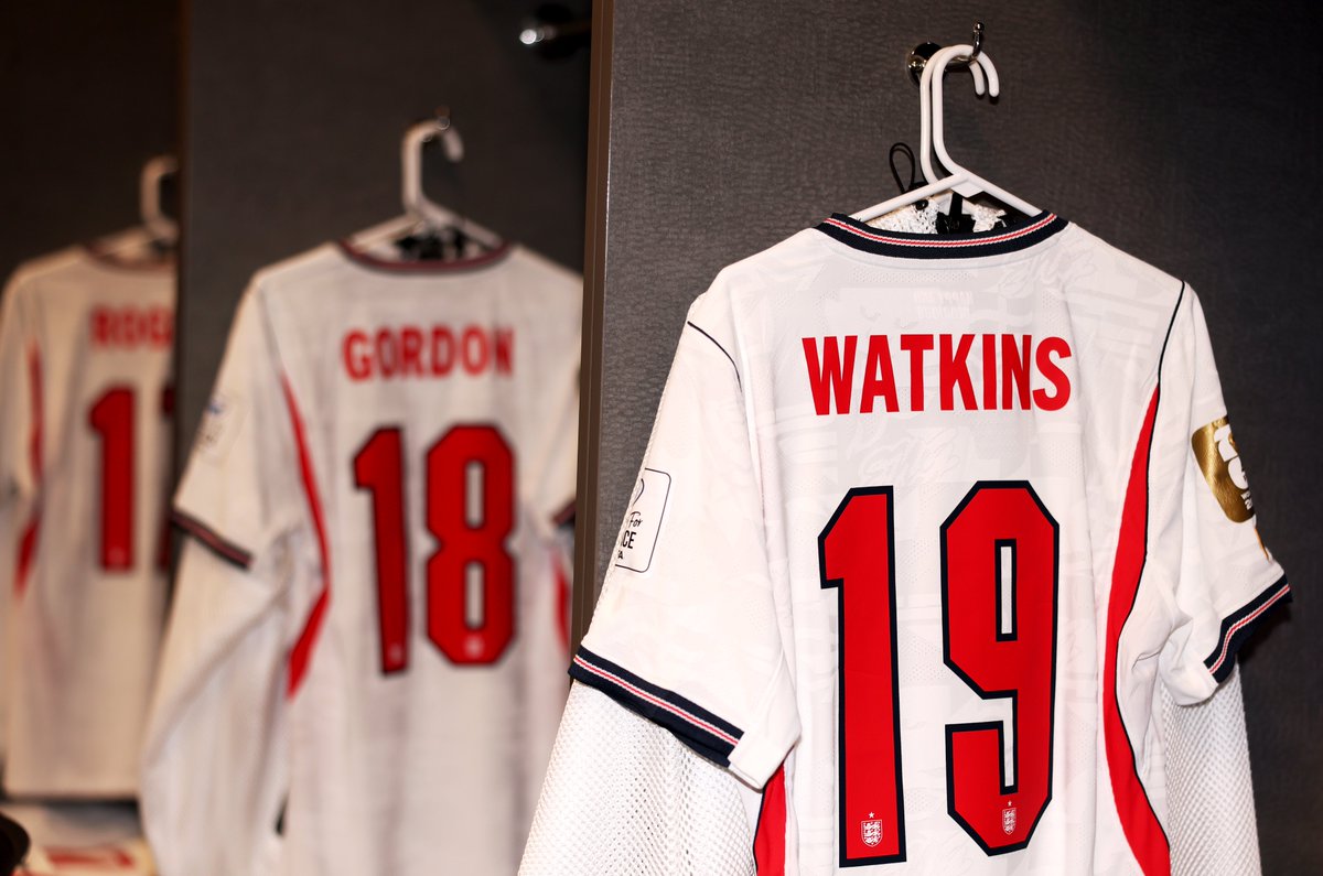 The back of Watkins' shirt in the dressing room