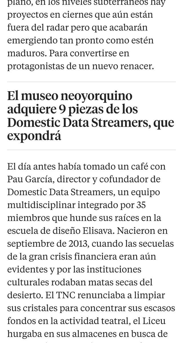 genisroca's tweet photo. Domestic Data Streamers, al MoMA
😎 
 https://t.co/6PZtbNQlcK

@domesticstream https://t.co/Wke6T42doI