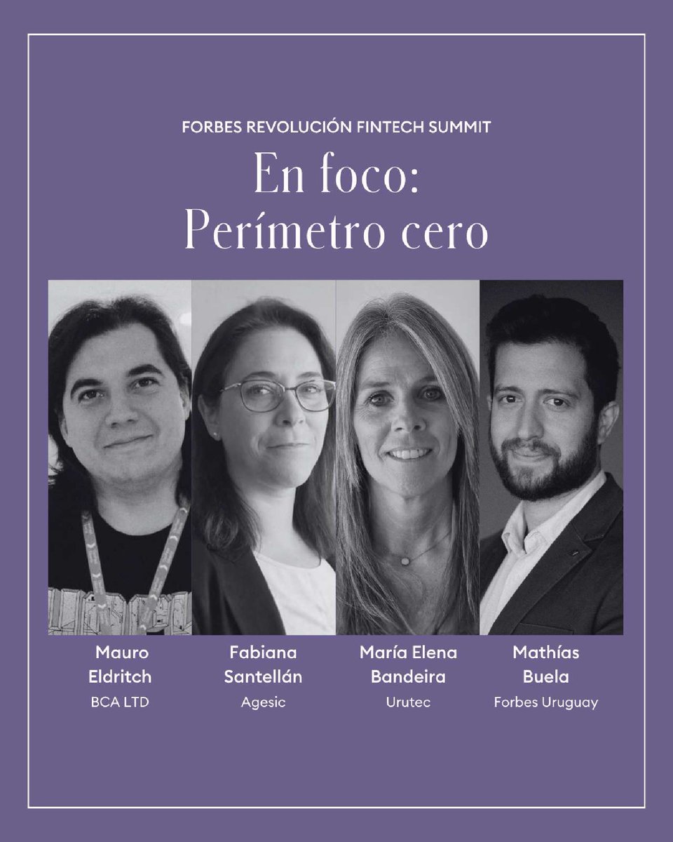 MauroEldritch's tweet photo. 🎙️ Voy a participar del Forbes Revolución Fintech Summit en el panel “En foco: Perímetro Cero”.

🤖 IA, fraude, confianza digital y #ciberseguridad. Cuando el dinero se mueve más rápido que nunca, protegerlo también se vuelve más complejo.

¡Nos vemos ahí!

#Uruguay #Fintech