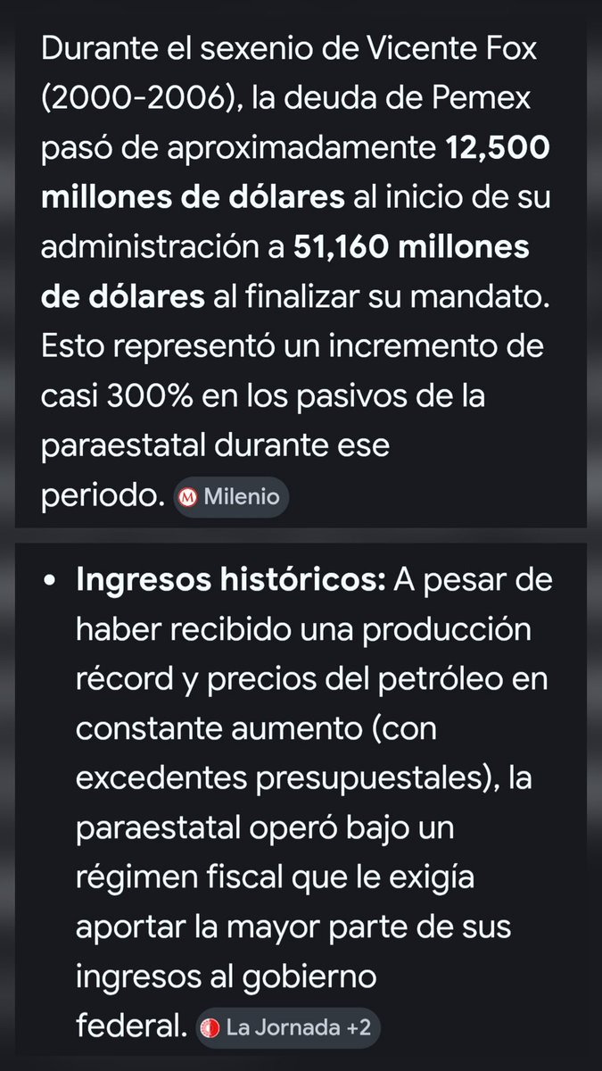 Jmanuel888's tweet photo. @VicenteFoxQue Pinche cínico que hiciste con el excedente de tu sexenio?
Te lo robaste tu y tus socios hdp endeudaste la empresa anciano imbecil ya deja de robar oxígeno https://t.co/mRnXH2s6qH