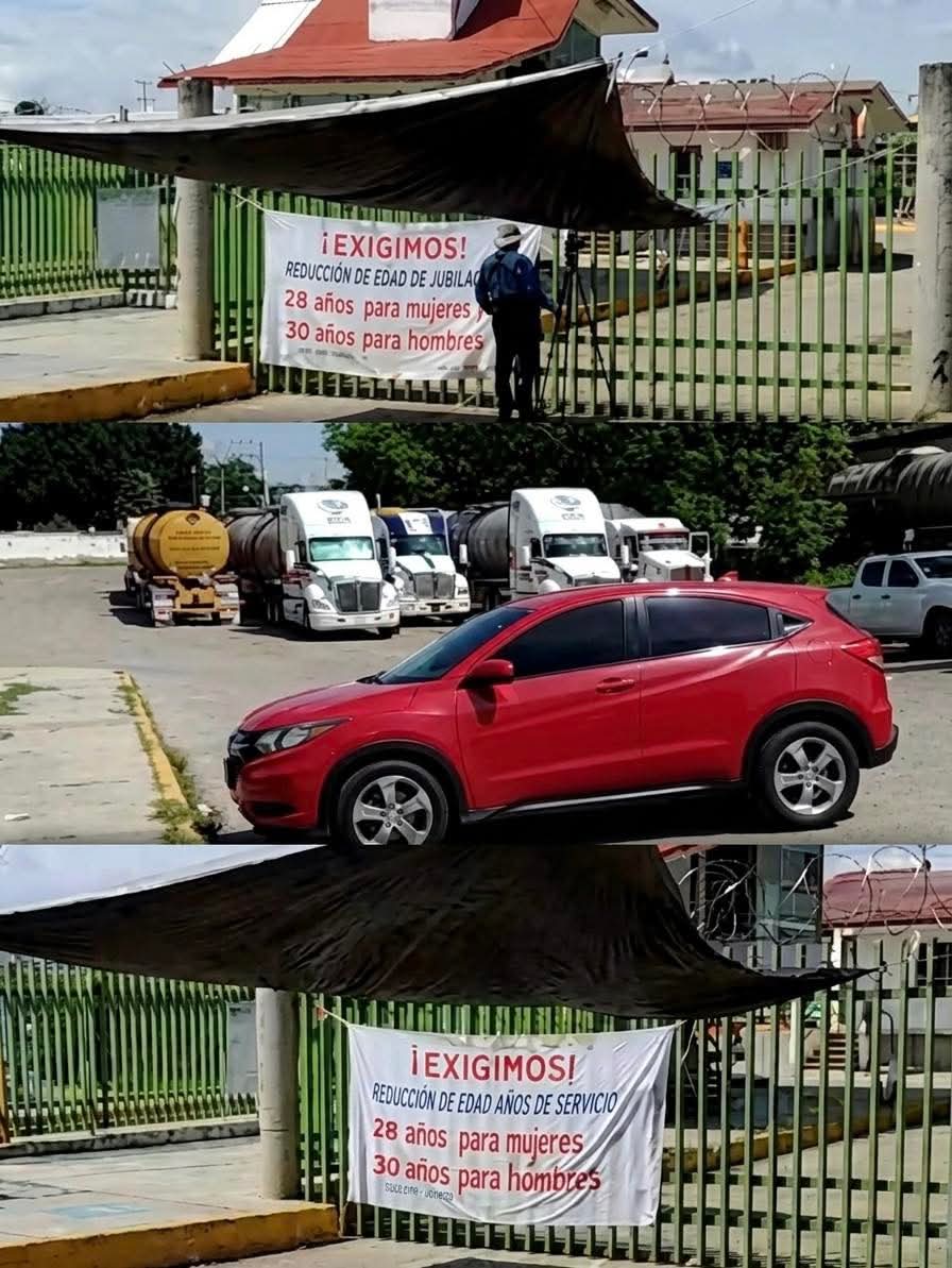 Oaxaca_AlDia's tweet photo. #Entérate
Reportan que nuevamente está cerrada la terminal de almacenamiento de #Pemex el #Tule.
Mantente informado en nuestro canal de WhatsApp: https://t.co/XNvCZ5bVT4
#Oaxaca #OADN #protesta #viralreels #Noticias #fblifestyle #Sección22 #Manifestaciones #CNTE #HuelgaNacional https://t.co/Zpr9XKuU2p