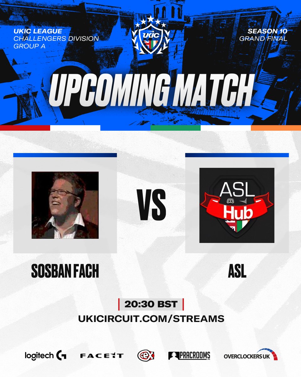 UKICircuit's tweet photo. The margin for error is gone.

@sosbanfachcs vs #ASL for the Challengers championship. 🏆

Every round, every veto, and every clutch matters tonight.

🕣 20:30 BST 
📺 https://t.co/cAJRhgvD8n https://t.co/YtXomZlCxH