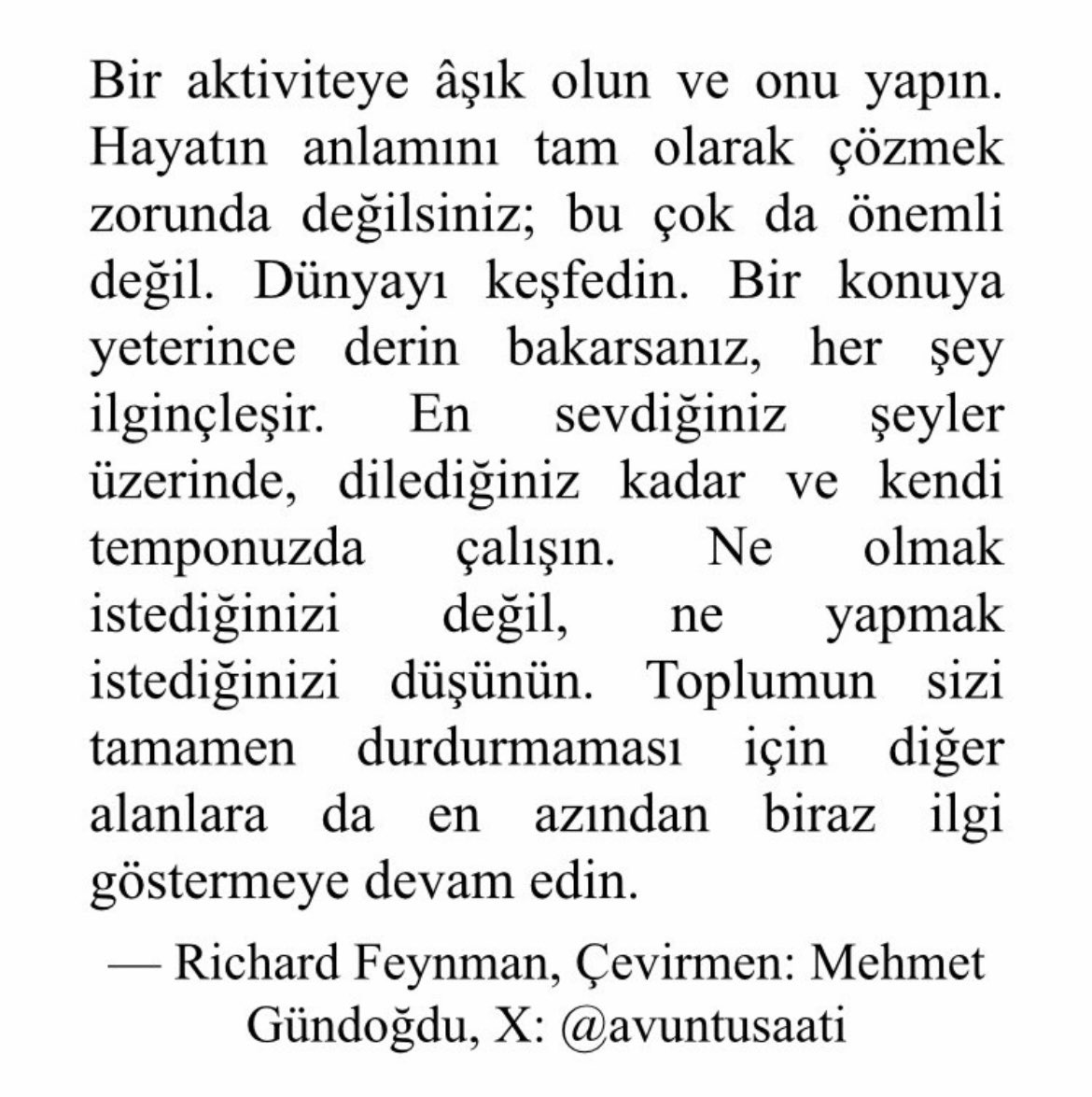 avuntusaati's tweet photo. Richard Feynman muhteşem insan https://t.co/0vqNmVuuSx