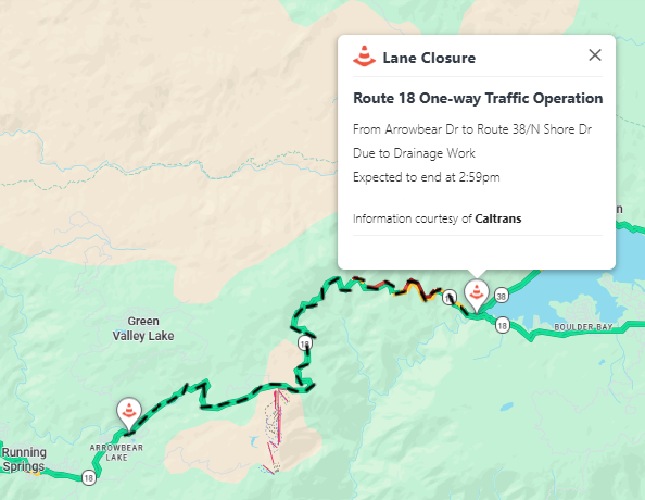 Caltrans8 tweet picture