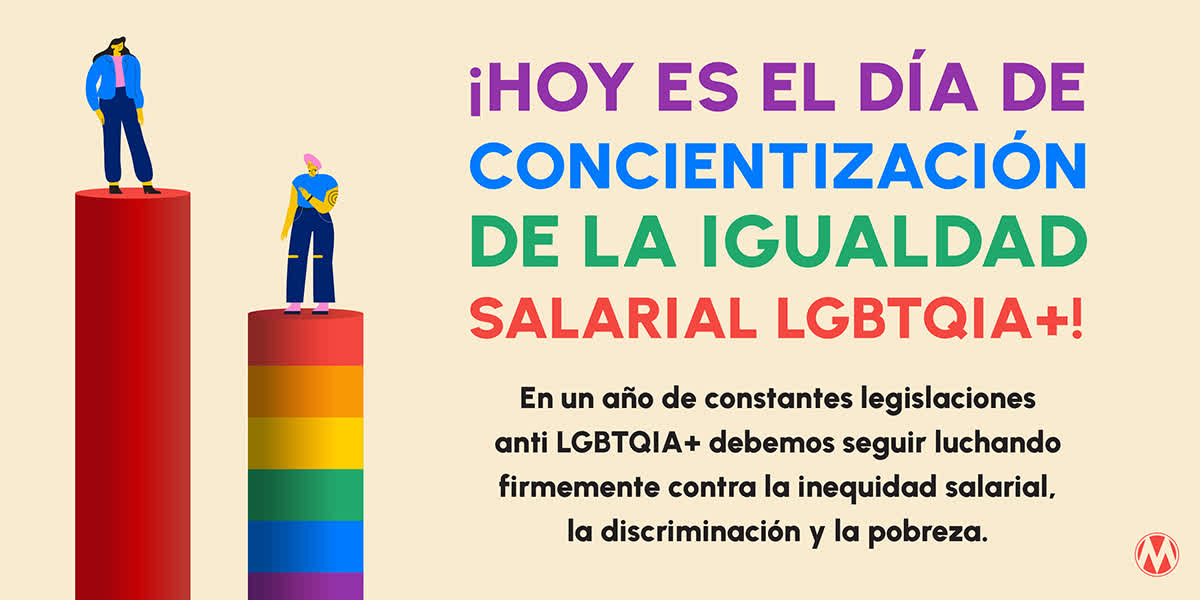MamasConPoder's tweet photo. 🗣️En otro año de implacables leyes contra las personas LGBTQIA+, seguimos luchando contra la inequidad salarial, la discriminación y la pobreza. ¡Exigimos mejores entornos de trabajo y salarios justos para nuestra comunidad! 🌈💼 #PrideInYourPay #LGBTQEqualPay https://t.co/cqZp0SabSv
