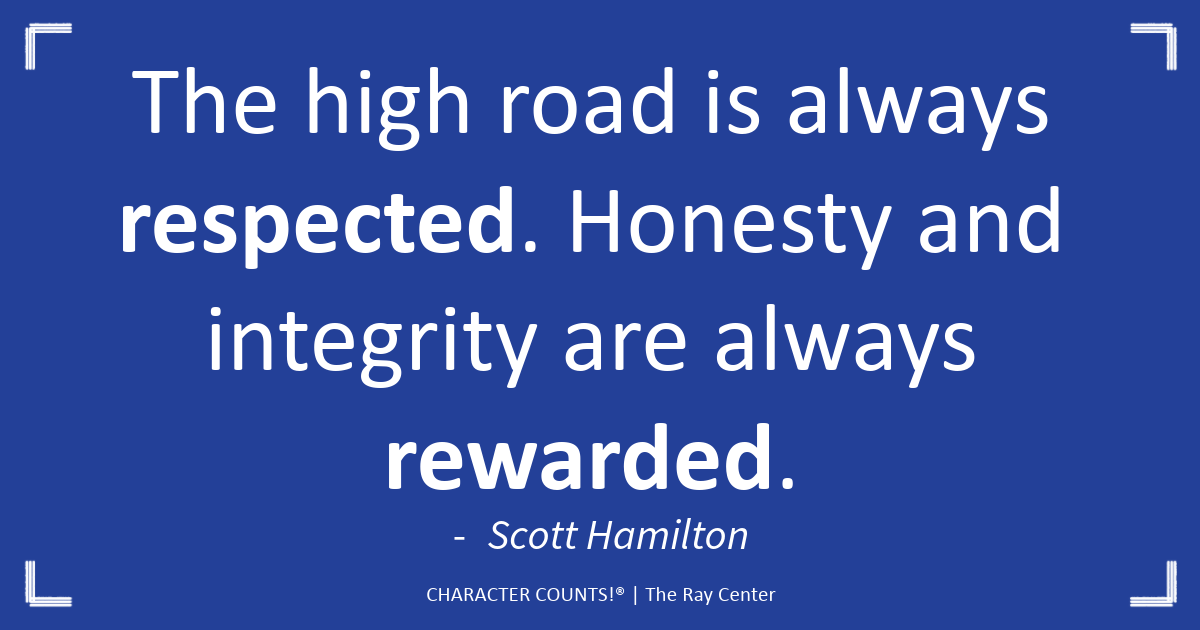 CHARACTERCOUNTS's tweet photo. Loyalty and integrity go hand in hand. #Trustworthiness #CHARACTERCOUNTS! https://t.co/mhllJ1lqeX