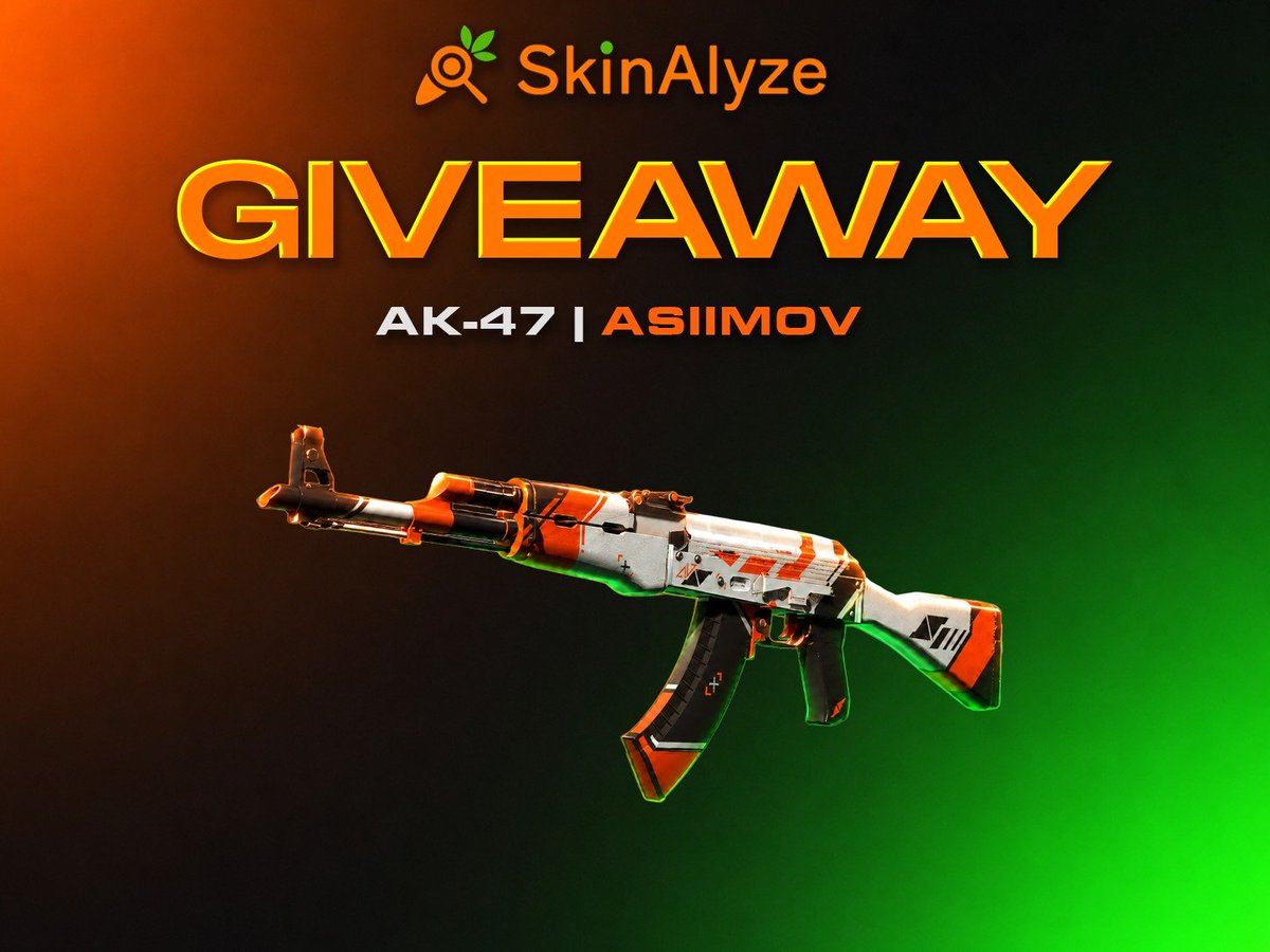 rellvas's tweet photo. 🔥 CS2 SKIN GIVEAWAY! 🔥

I'm giving away an AK-47 | Asiimov!
Simple rules: 
✅ Follow @rellvas AND @SkinAlyze  
✅ Retweet this tweet 
✅ comment the most annoying part of tracking CS2 trades 

🔴Spinning in 7 days!
Good luck everyone! 🍀
#CS2 #CS2Giveaway #Giveaway