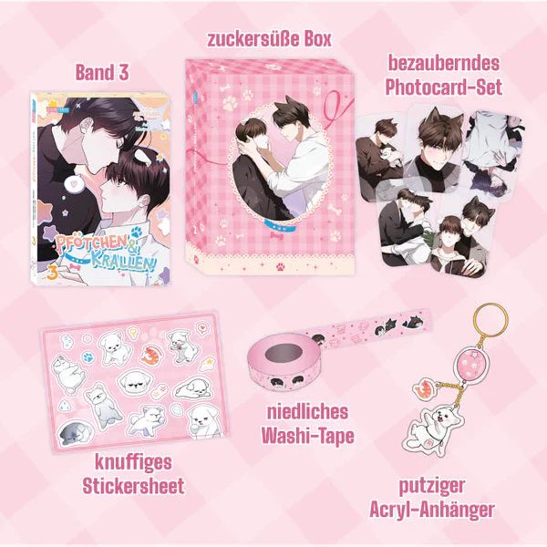 MerchandiseLov3's tweet photo. Pfötchen & Krallen Limited Edition Box mit Band 3 (german Edition of Paws & Claws)
https://t.co/6ngoiFqfov
#PawsandClaws #merchandiselove #LimitedEdition https://t.co/7xyVxpOEZX