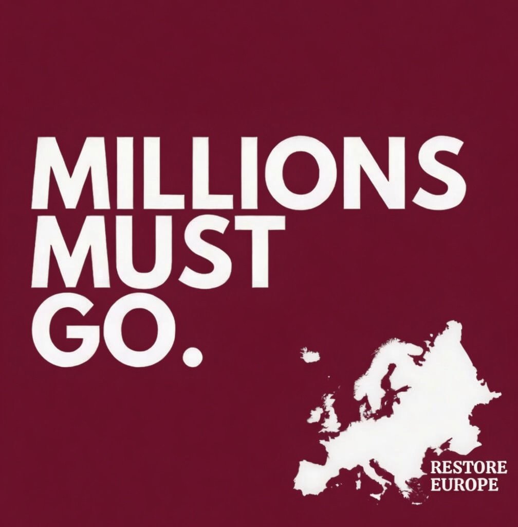 FieryHumanoid's tweet photo. @manus_carlisle Wonderful news. Mass migration must be reversed. https://t.co/csEcmEDs9Z