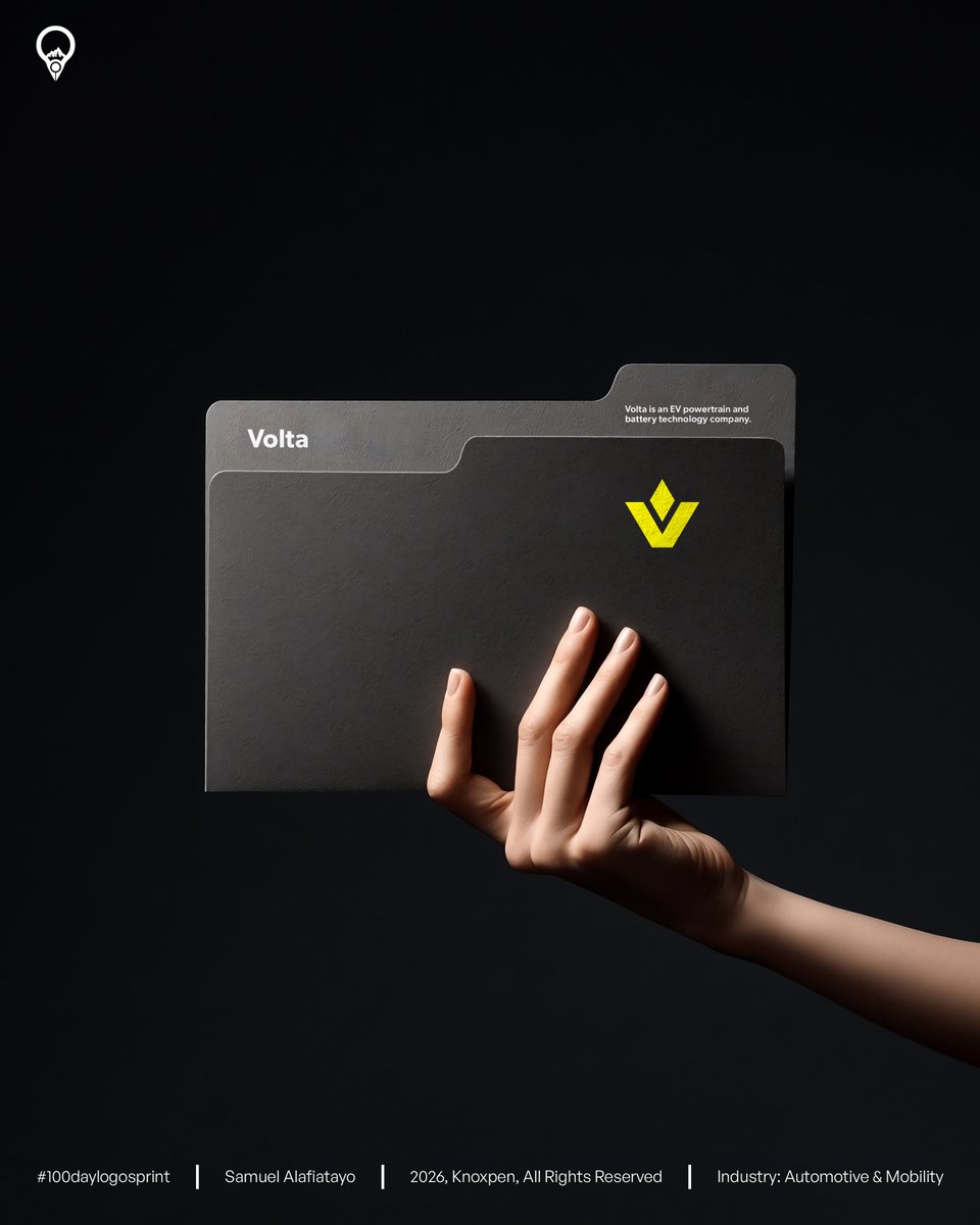 knox_pen's tweet photo. Volta - Day 53/100

Volta is an EV powertrain and battery technology company. Their mission is to develop and commercialise a next-generation solid-state battery. The logomark is inspired by an electric spark.

#100daylogochallenge #100days #logodesign #logochallenge https://t.co/bQ5X7hV20b
