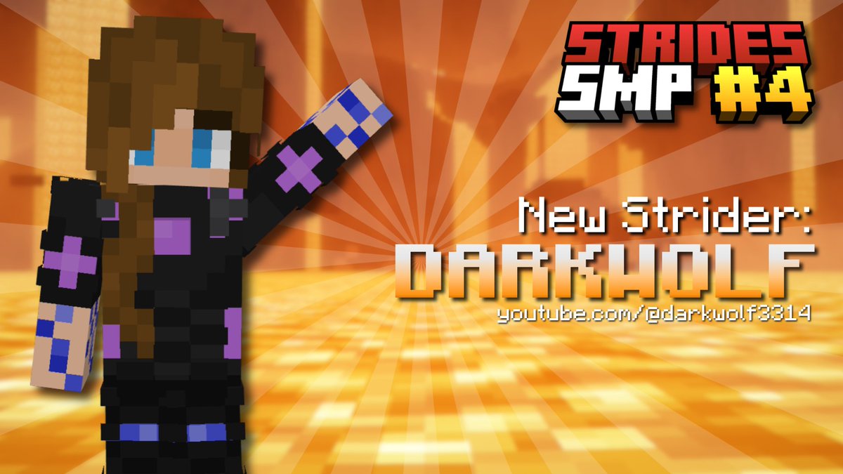 StridesSMPMC's tweet photo. ANOTHER NEW MEMBER!
and our SEVENTEENTH member overall! 

it is... Darkwolf! 
you are sadly not going to be pinkwolf this season

Go check her channel out at 
https://t.co/n6QNzjm7mm https://t.co/4vnY7ENg3g