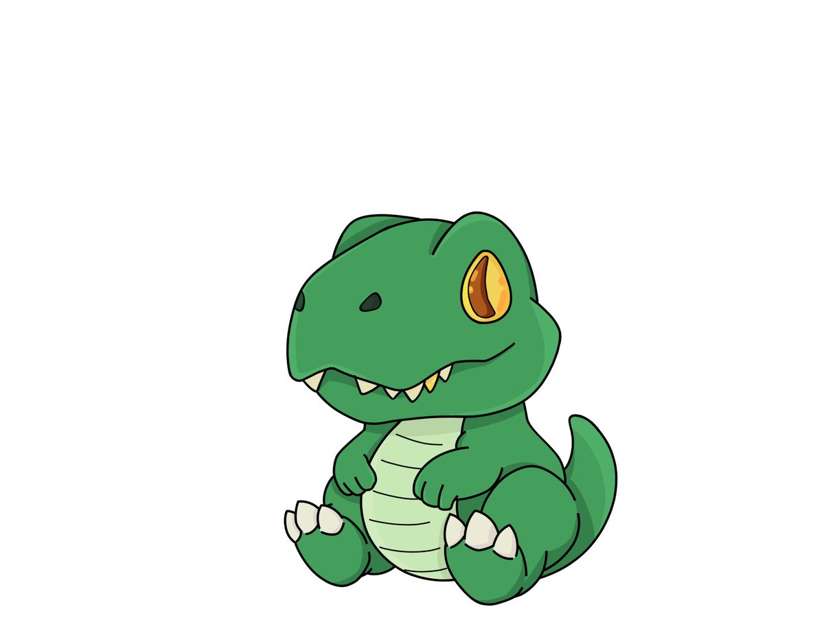 2SpeedQueen's tweet photo. Made this quick little guy for a group chat I’m in, can you guess the name of the chat?

#art #dino #space https://t.co/weGp1U6MjK