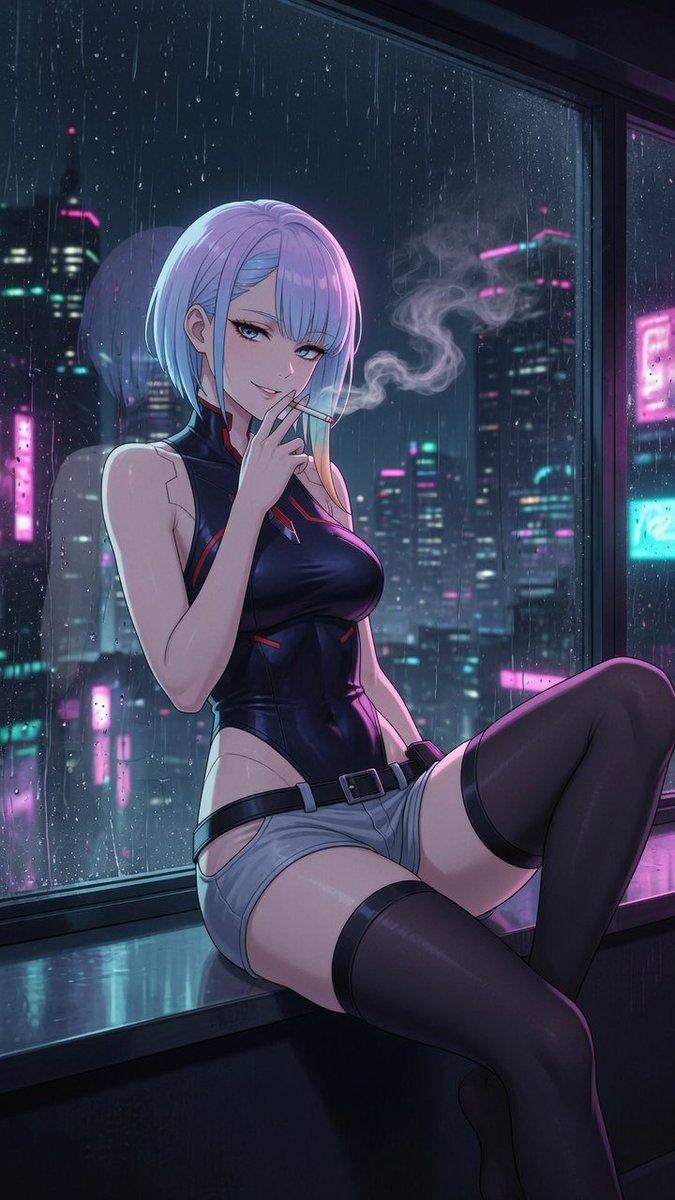 AccJBart's tweet photo. #cyberpunkedgerunners #Lucy #wuwa #wutheringwaves https://t.co/oaGA2jQzAl
