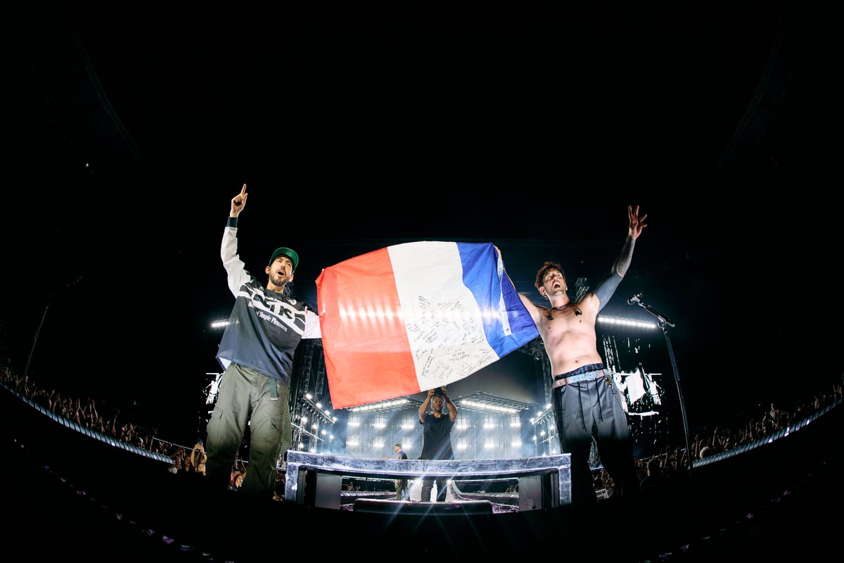 linkinpark's tweet photo. Groupama Stadium. Lyon, France. June 16th. https://t.co/FBvdkKVT3x