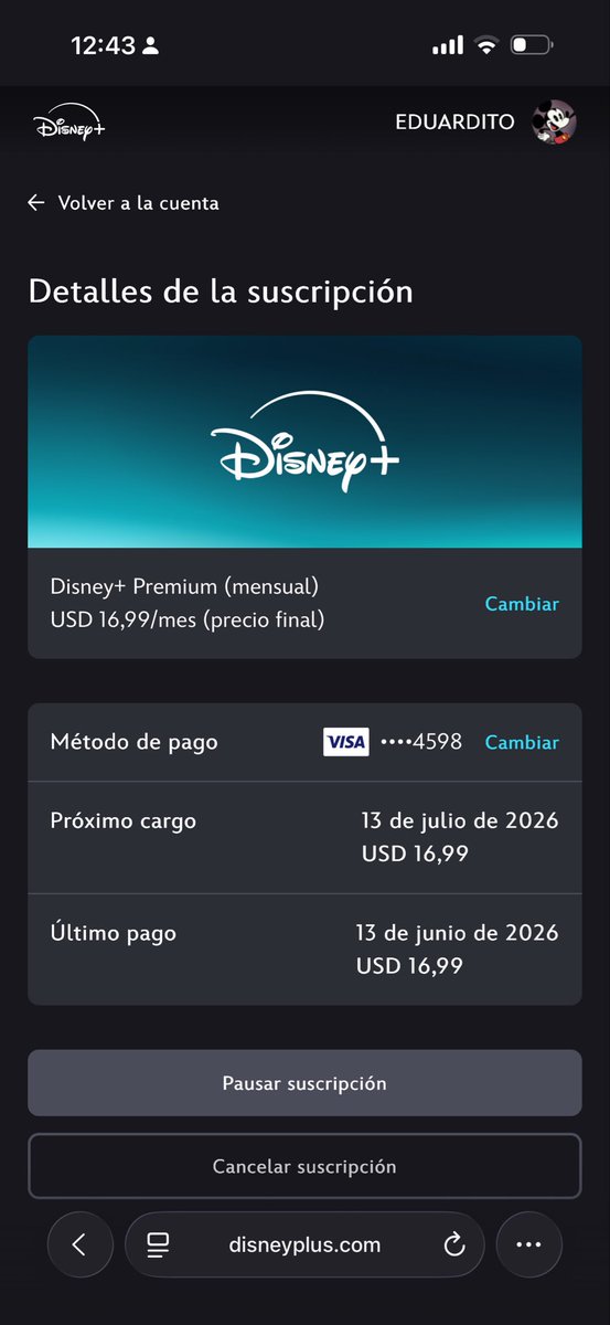 Nelson17088205's tweet photo. Sin hablar que te ponen un montón de “anuncios” para que no puedas cancelar tu suscripción https://t.co/ppiS1QnLQw