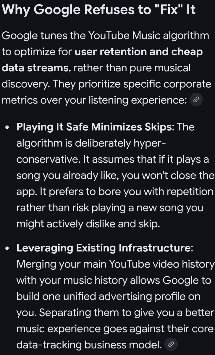 pro_networker_'s tweet photo. @YouTube thanks for the trial @youtubemusic it needs work. I went to settings then clicked on recommendations, turned off "show your liked music from YouTube" and see if this fixes the bad recommendations in the app. If that's all you have to do, that would be awesome. https://t.co/DPT0x2Hf7R