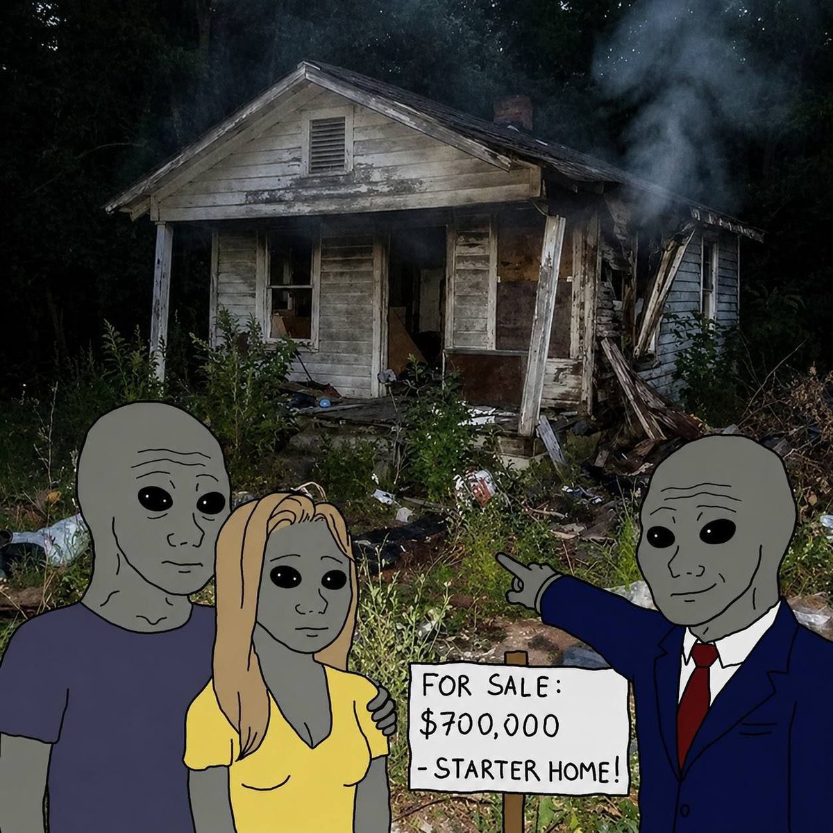 kitty2moon1's tweet photo. @peteyskeety954 Woliens Aliens meta #Wojak 👽💣 https://t.co/h4NshPQWtZ