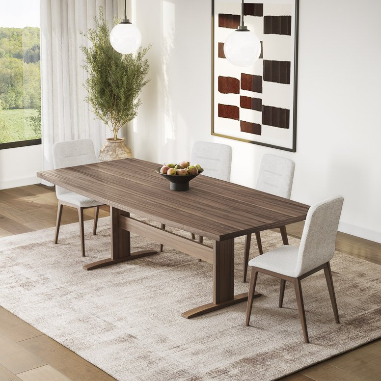 JensenLewis's tweet photo. Made in Canada, the Danish inspired design of the Heidi Dining Table from Mobican is available in 3 sizes and 12 distinct wood veneer finishes. As shown, the Heidi pairs excellently with the ever so comfortable Cindi Dining Chair!

https://t.co/suaAgZlI14 https://t.co/5yoFepu7Wv