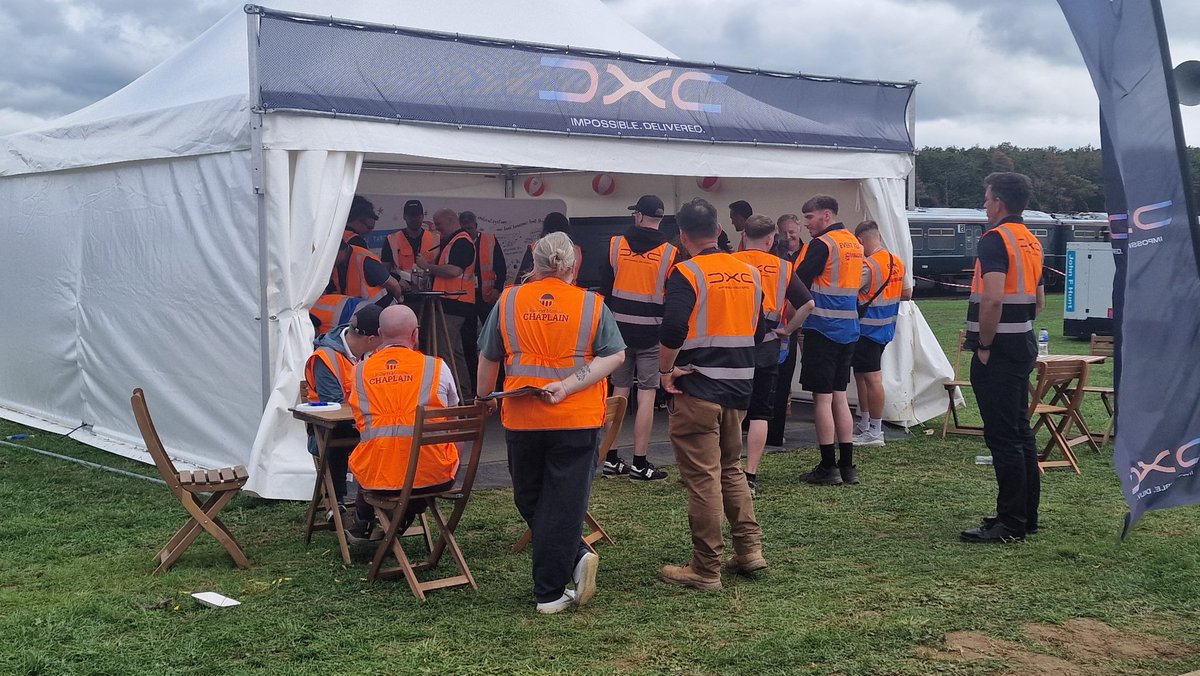 railwaychaplain's tweet photo. It’s been great to have @RailwyMission at #RailLive today, and we’re looking forward to seeing everyone again tomorrow!
A huge thank you to @BTP, @railindustry and @DXC for their support, and to the fantastic @RailwyMission team who came along to help today.
#RailIndustry https://t.co/81bzb4sjQu