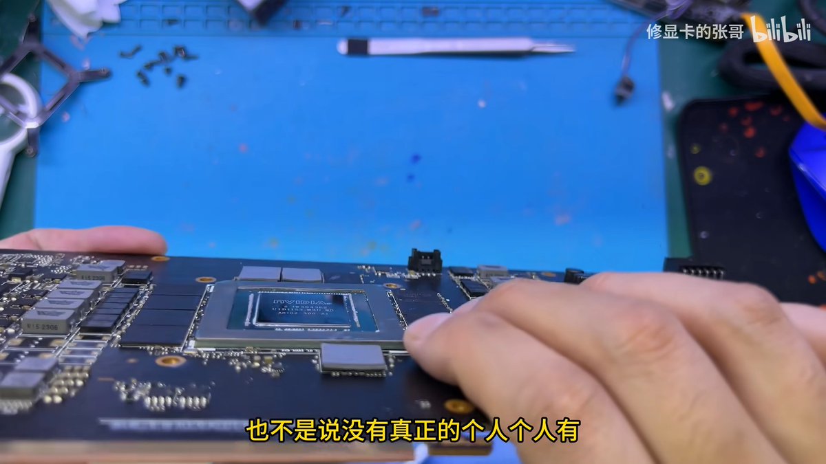 unikoshardware's tweet photo. creating a fake 4090 by repurposing 3080/3090 die is nothing new. whats new, however, is that this specific example uses plastic to imitate the silicon die. there is no "glue"/"adhesive" surrounding the silicon.

furthermore, the markings are completely incorrect. afaik a "30" marking on the die indicates it was manufactured in 2030. additionally, the substrate lacks a qr code in the bottom-left corner.

it seems concerning that nvidia would still be producing the 4090 in 2030. wouldnt you agree?

bilibili 修显卡的张哥 (brother zhang)
https://t.co/Ch48cmG4Tr

tpu 3090 die
https://t.co/3m6nDq13SZ