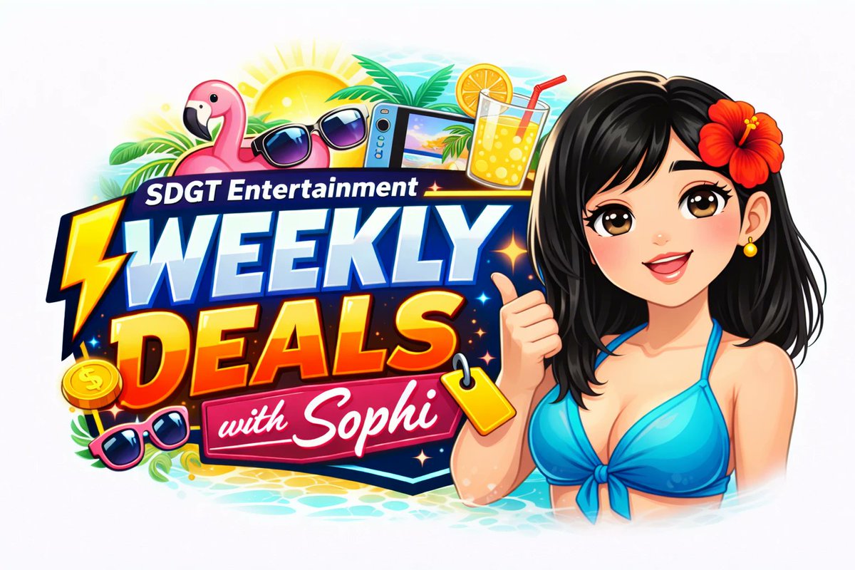 SDGTStudio's tweet photo. Heroes, hunters, demons, and free games? Sounds like a fun week 💙 📚 My Hero Academia Box Set 🏴☠️ Gear 5 Luffy Figure ⚔️ Devil May Cry Collection 🆓 19 Free Games 📺 Fire TV Deals 🔗 https://t.co/osmgmTlkLE #Gaming #Anime #Deals #GeekTech https://t.co/zzJ295zjEa
