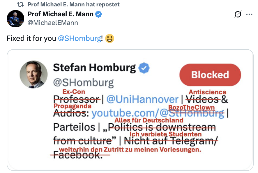 IndikativJetzt's tweet photo. Wer derartige ad hominem-Angriffe nötig hat, der scheint in der Sache keine ausreichenden Argumente zu haben. Wenn er dann noch ein Buch mit Peter Hotez veröffentlicht, sollten alle Alarmglocken schrillen. #Mann #HockeyStick https://t.co/pUB9atIUn9