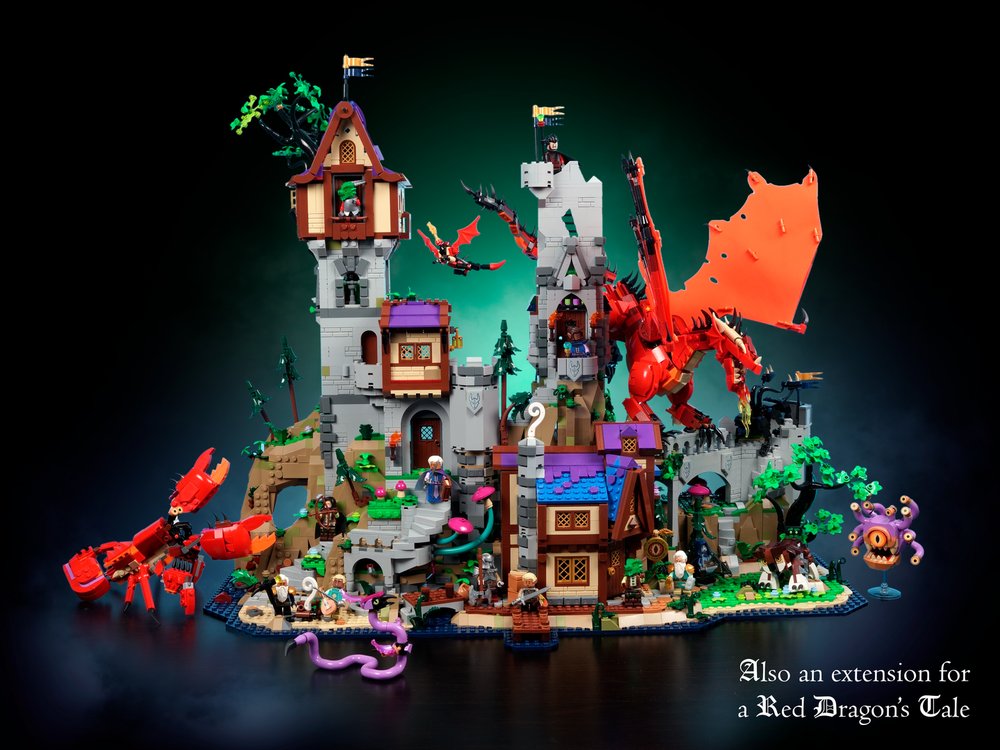 Rebrickable's tweet photo. Turn your Dungeons &amp; Dragons: Red Dragon's Tale into the Dungeons &amp; Dragons - A Parallel Saga by BoltBuilds #MOC-265056 #lego #rebrickable #legomoc #alternatebuild https://t.co/6CETjfvRtF