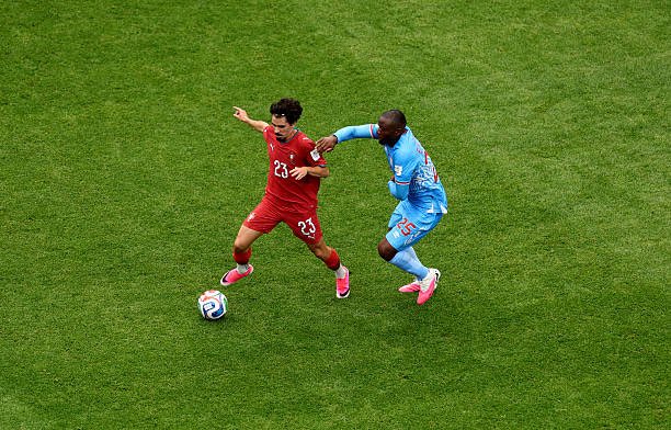 RobyPoto's tweet photo. In a tournament where Hwang 
In-beom, McKennie, Bouaddi and Hannibal got the whole world talking about them, Vitinha is in no man’s land against DR Congo. 

The hologram regista strikes again. https://t.co/sEoHaXZRiK