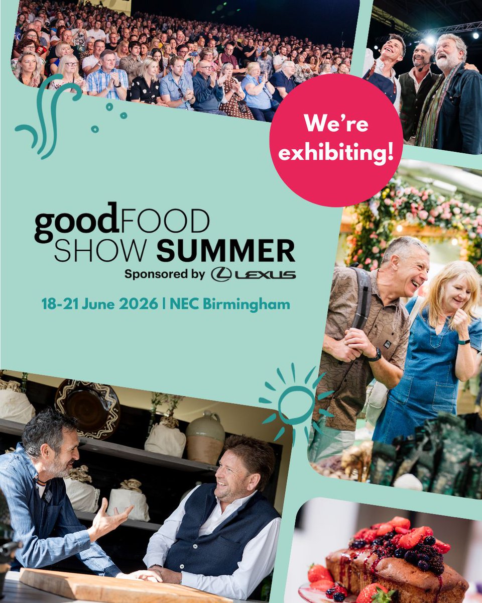 KikkomanUK's tweet photo. Come see us at the BBC Good Food Show over the next 4 days 🎉

Find us on stand FN71 for chicken cooked with new Kikkoman teriyaki sauces 🍗🔥 + great show offers for summer ☀️

#BBCGoodFoodShow #Kikkoman #Teriyaki https://t.co/PQVuX7rhvO